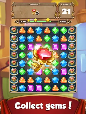 Jewel Castle - Match 3 Puzzle android App screenshot 2